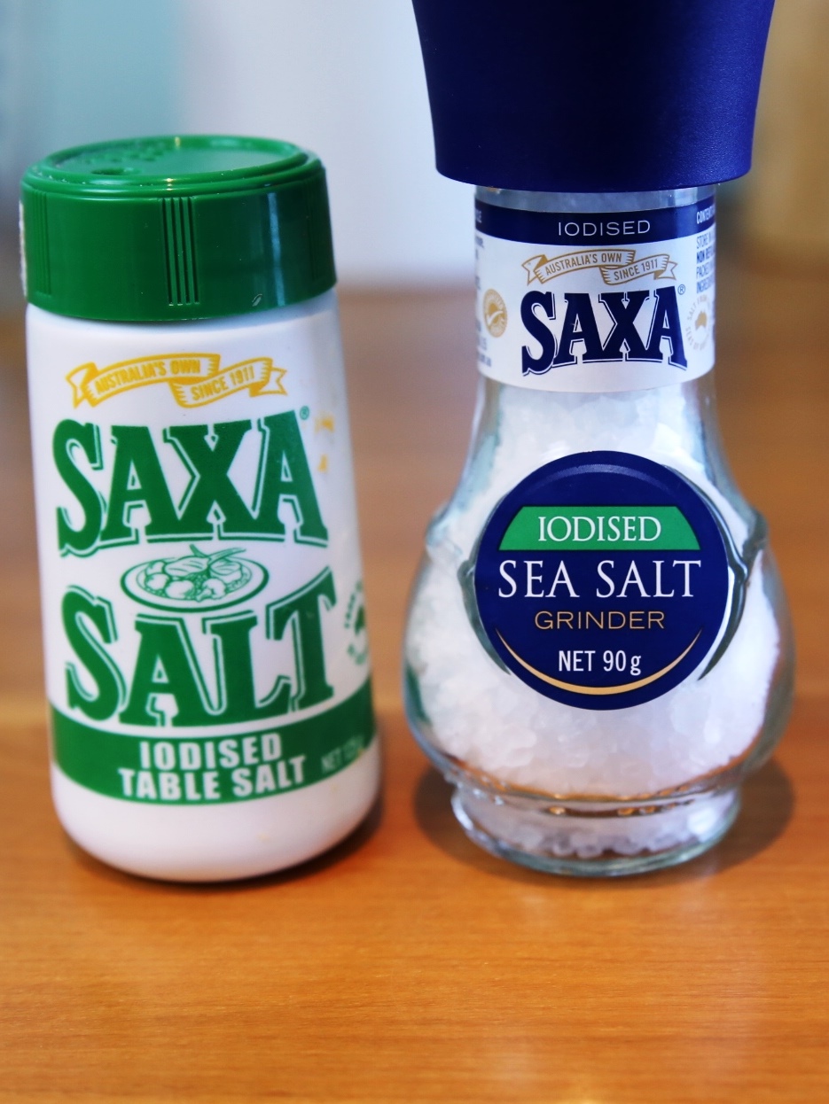 Iodised salts Saxa