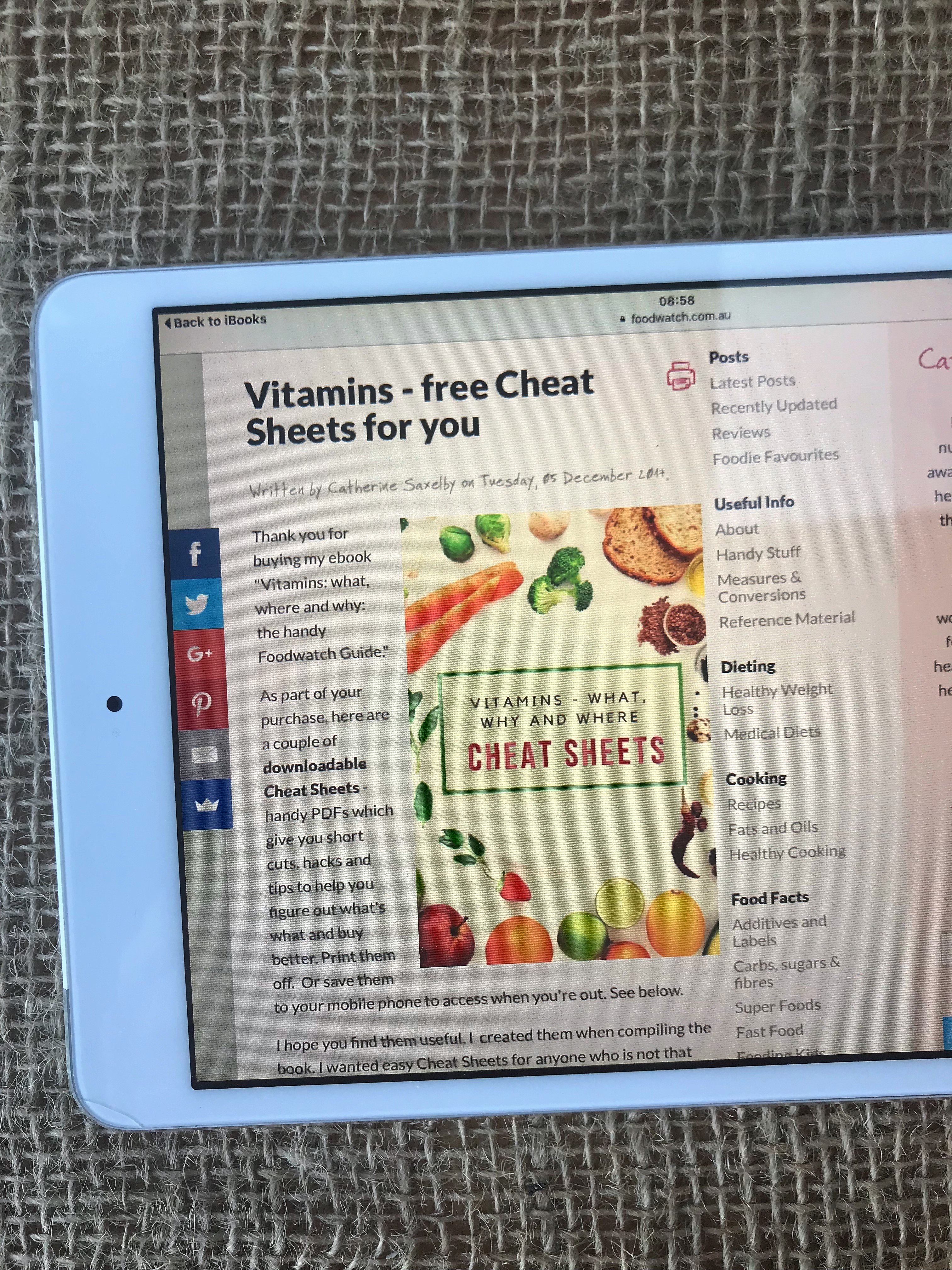 Vitamins - What, Why and Where ebook
