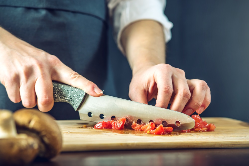 Slicing Veg Same Size NoGloves