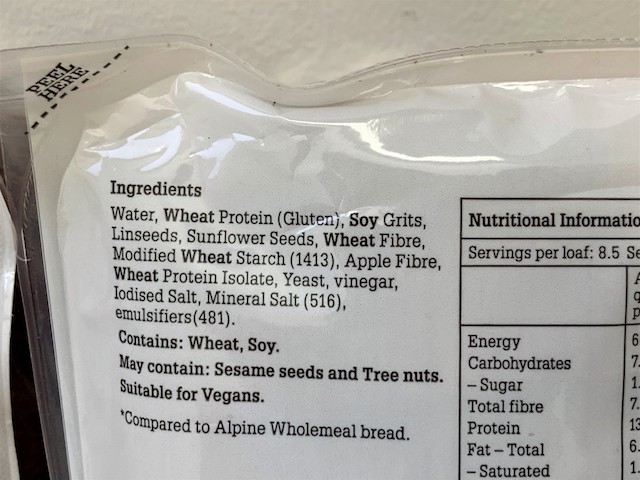 small Ingredient List