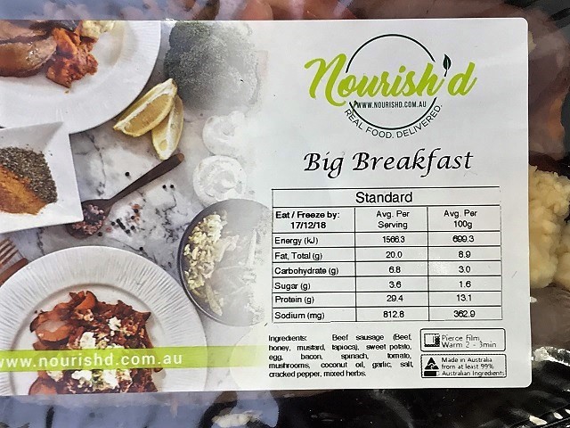 Big Breakfast Label