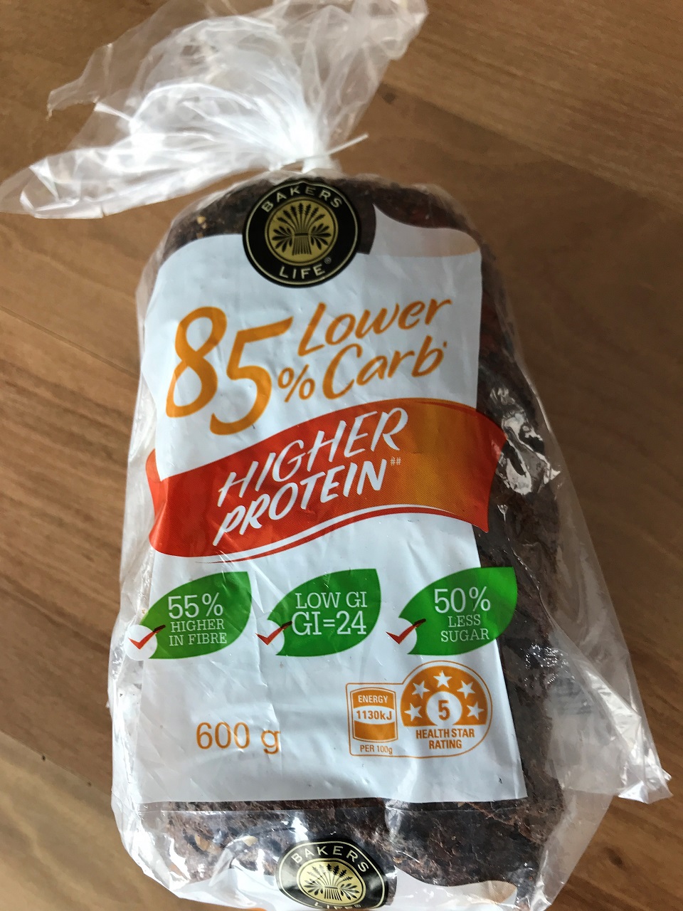 Bakers Life 85 oer cent lower carb bread