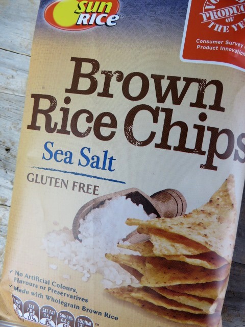 Brown Rice Chips Seasalt pack