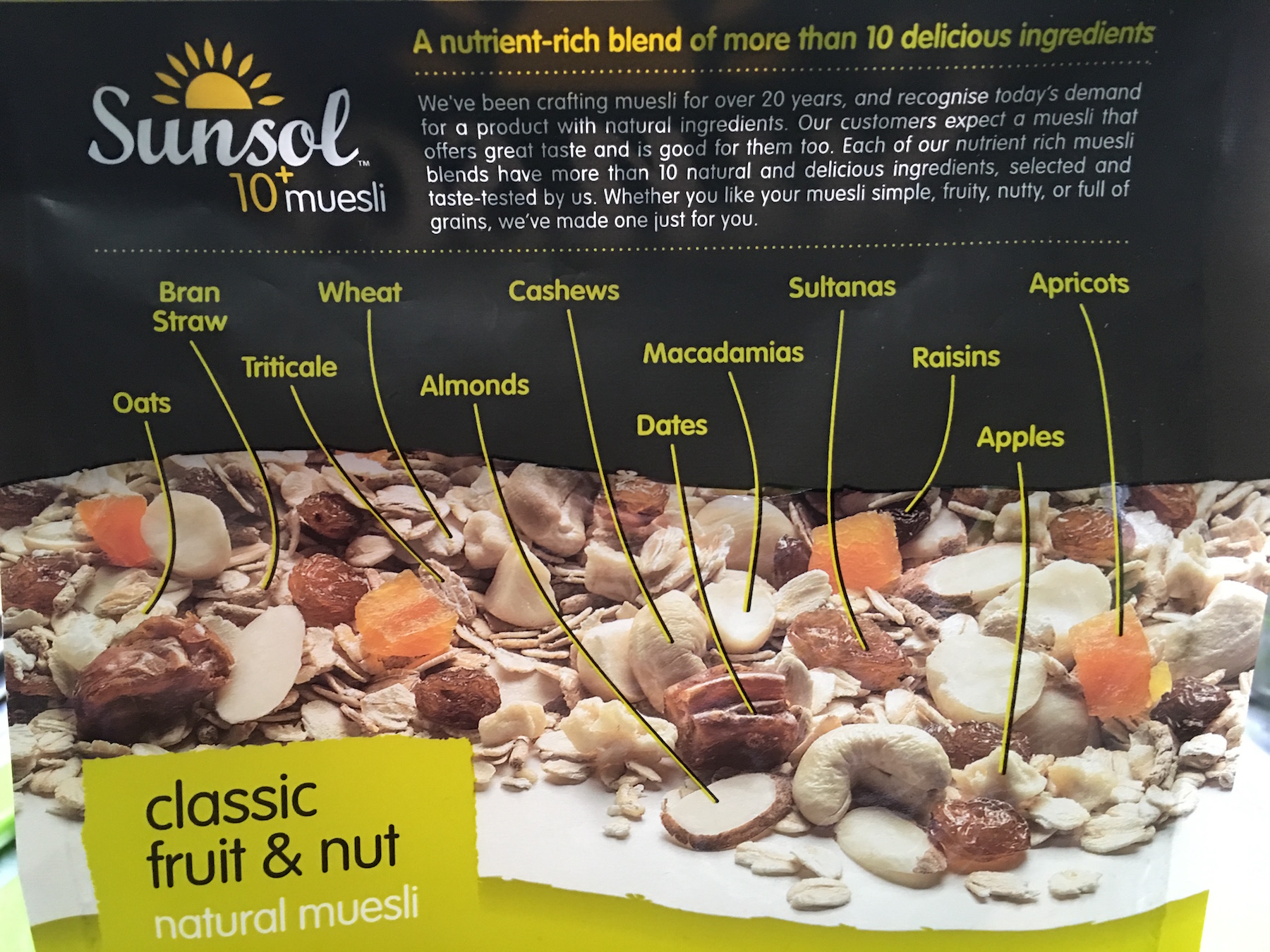 Label 3 muesli