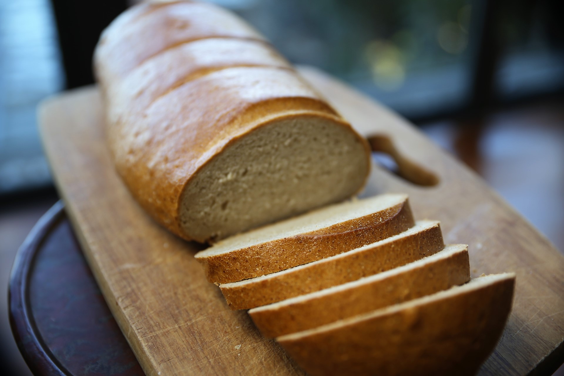 Rye bread sliced