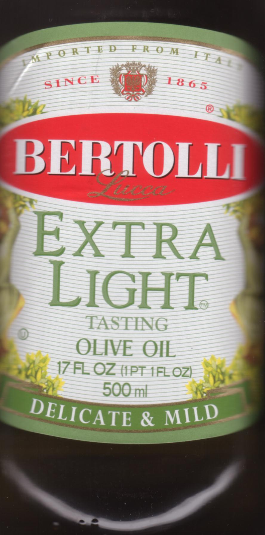 Light olive oil Bertolli
