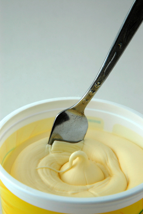 Margarine in tub