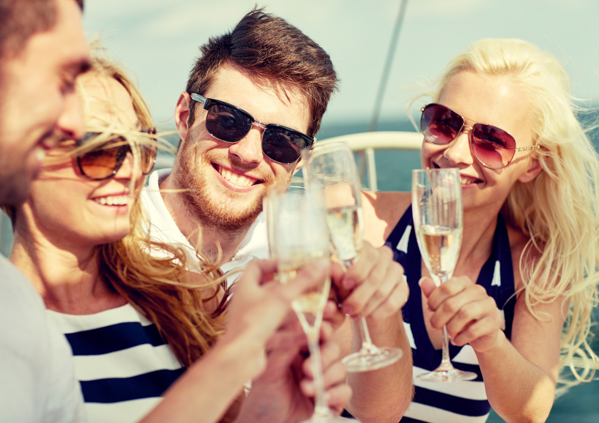 Alcohol Women Men Champange Yacht