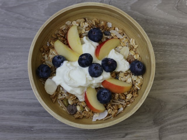 Breakfast Muesli on Gray edtd