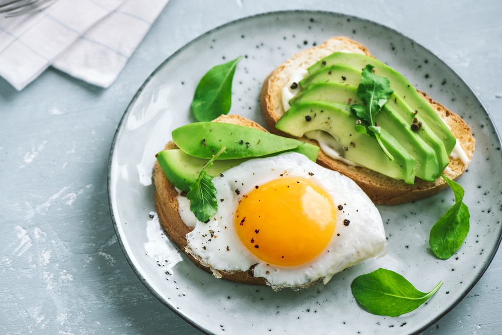 Egg Fried Avo toast