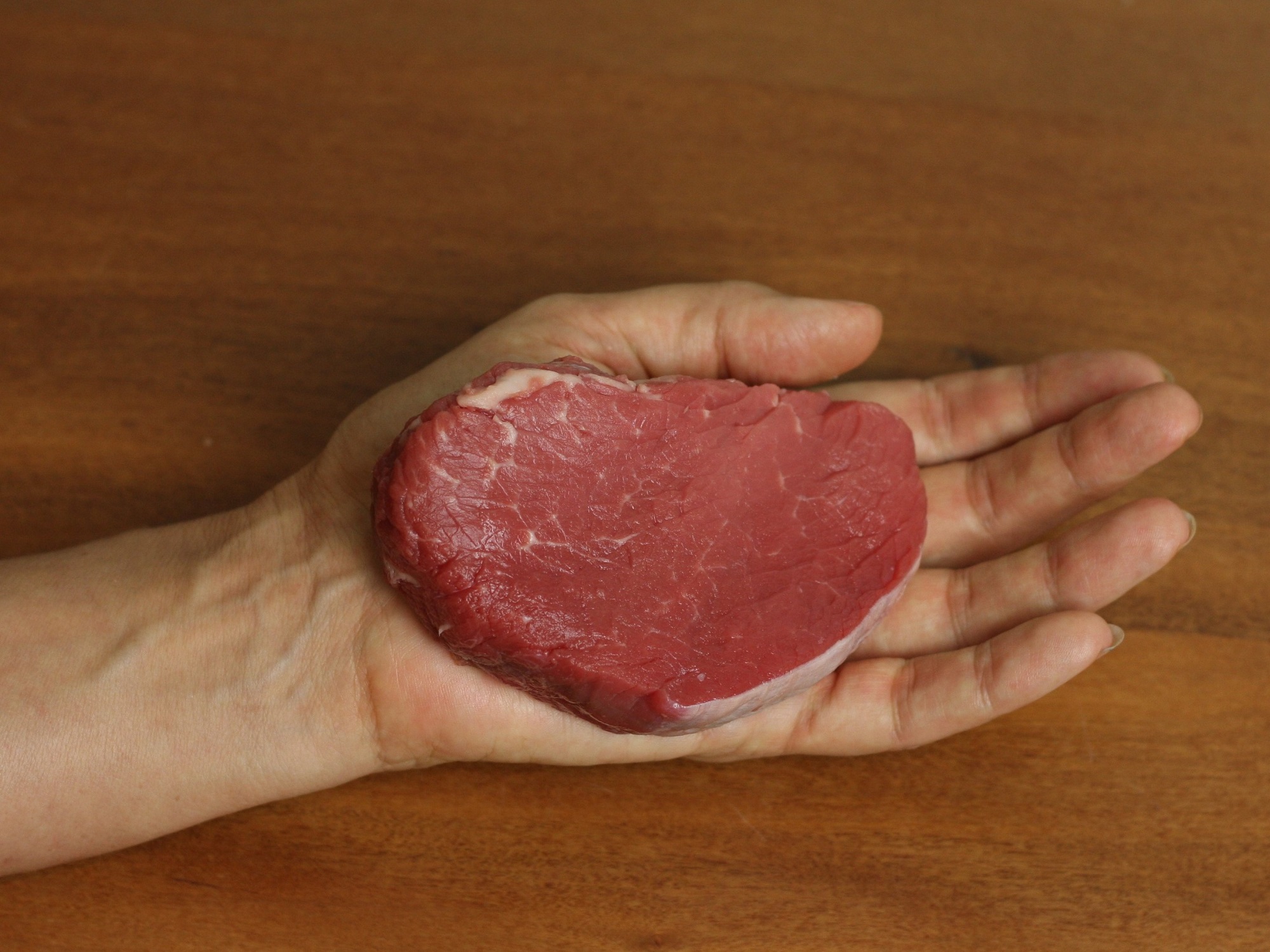 Meat raw serve size 150g
