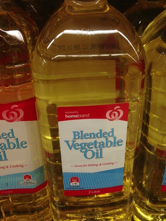 Blended vegetable oil bottle