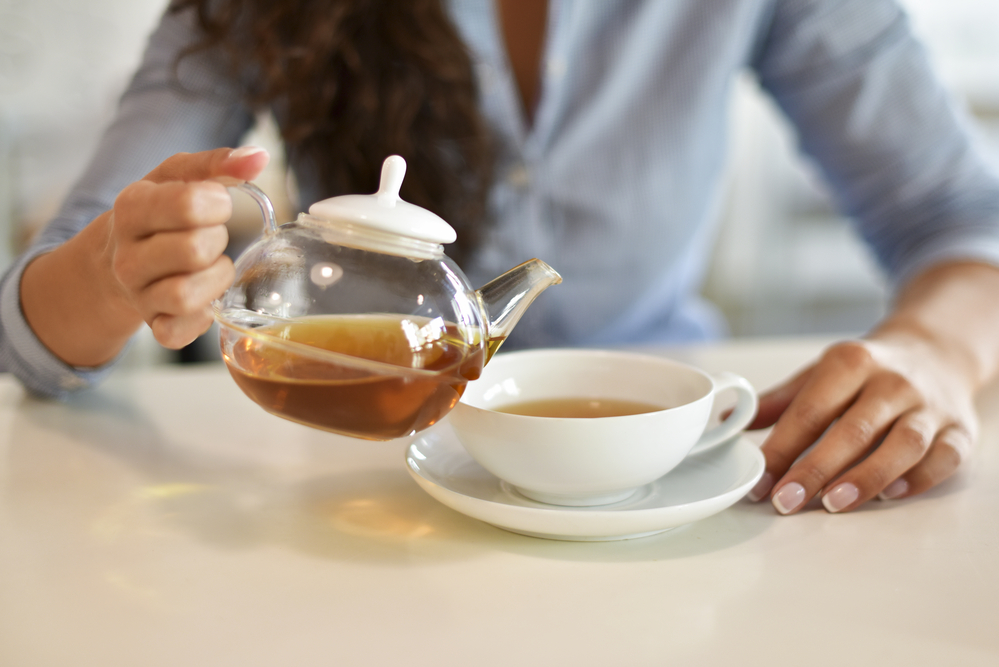 Teapot Pouring tea
