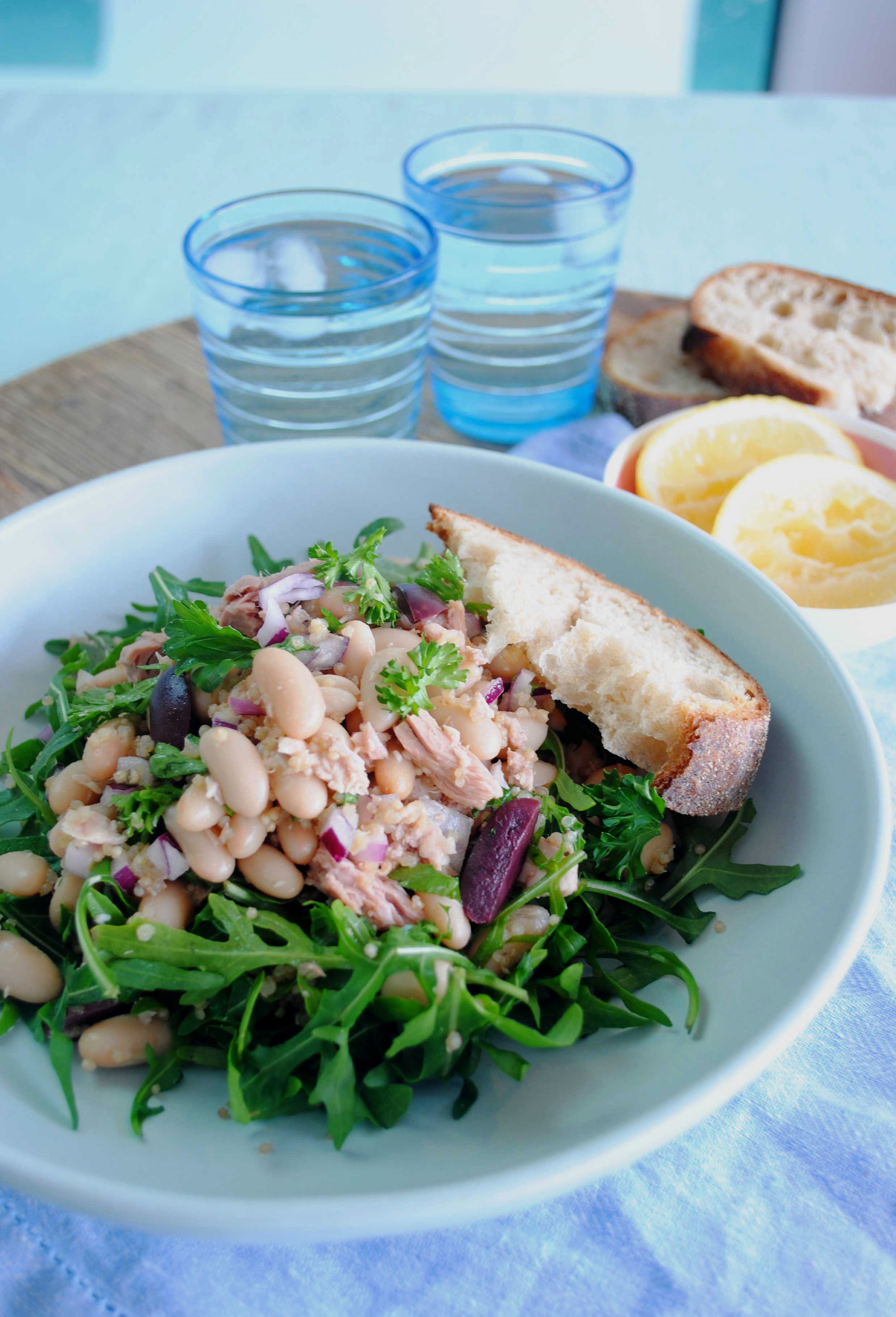 Tuna and cannellini bean salad - Catherine Saxelby's Foodwatch